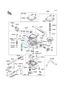 VN800 CLASSIC VN800B6F GB XX (EU ME A(FRICA) drawing Carburetor