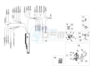 RSV4 1100 RACING FACTORY E4 ABS (APAC) drawing Front electrical system