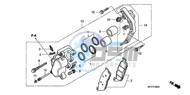 FRONT BRAKE CALIPER