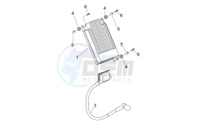 SR 50 H2O Di-Tech e2 drawing Ignition unit