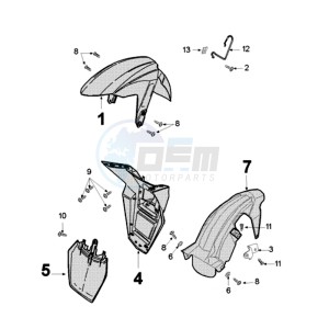 FIGHT 3 AN 4T drawing FENDERS