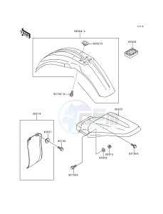 KX 80 R T [KX80] (R2-T3 BIG WHEEL) [KX 80 BIG WHEEL] drawing FENDER