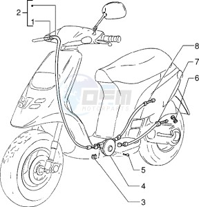 Typhoon 125 drawing Throttle Transmission