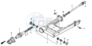 GL1500CD drawing SWING ARM