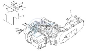 Scarabeo 50 2t drawing Engine