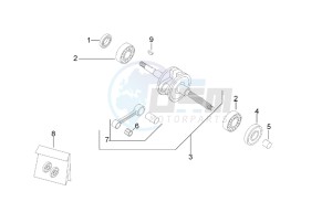 Scarabeo 50 2t (eng. Minarelli) drawing Connecting rod