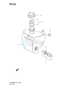 TS185ER (E71) drawing OIL TANK