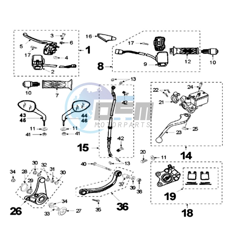 BRAKE CALIPER * AJP*