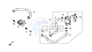 CITYCOM 300I S drawing AIRFILTER UNIT