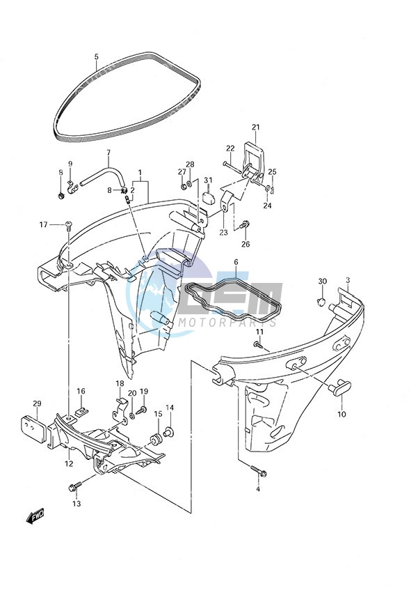 Side Cover w/Remote Control