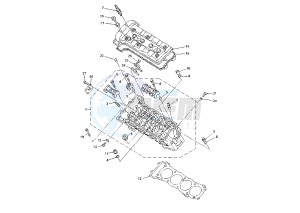 YZF R7 OW02 750 drawing CYLINDER HEAD