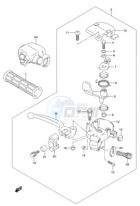 LT-Z50Z drawing RH HANDLE LEVER