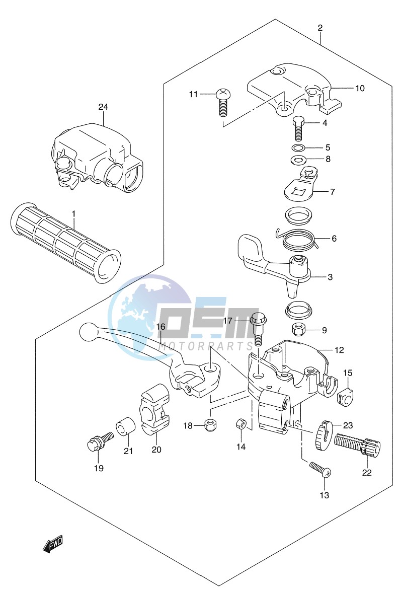 RH HANDLE LEVER