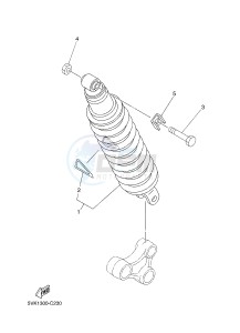 XT660X (10SC 10SC 10SC 10SC) drawing REAR SUSPENSION