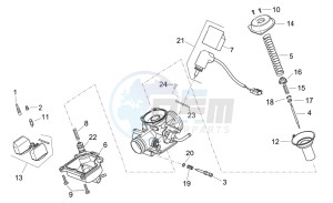 Atlantic 125-250 drawing Carburettor II