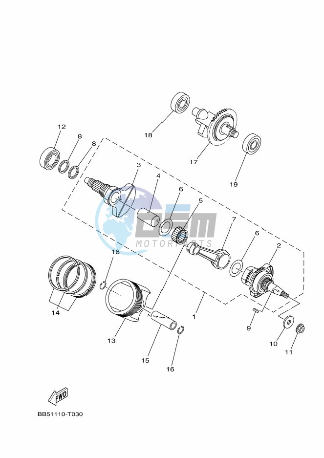 CRANKSHAFT & PISTON