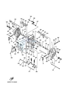 F25AMHS drawing FRONT-FAIRING-BRACKET