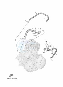 YXE850EN YXE85WPHM (BAND) drawing WATER PUMP