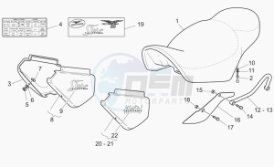 California 1100 Stone - Metal PI Stone/Metal PI drawing Saddle-central bod