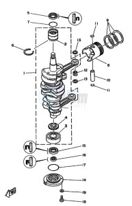 70B drawing CRANKSHAFT--PISTON