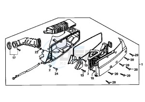 NEW DUKE - 125 cc drawing INTAKE