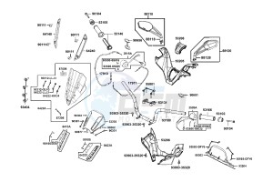 XCITING 400 drawing Handle Steering