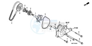 XL1000V9 F / CMF drawing WATER PUMP