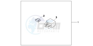 NC700XD NC700X 2ED drawing KIT  RELAY SET