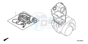 TRX420FMA Europe Direct - (ED / 4WD) drawing GASKET KIT A