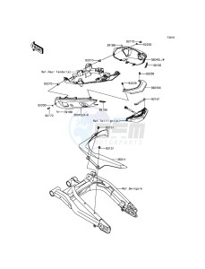 ER-6N ER650ECF XX (EU ME A(FRICA) drawing Side Covers/Chain Cover