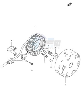 SV650S (E2) drawing MAGNETO