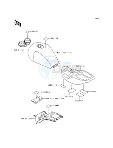 ZR 1100 A [ZR1100 ZEPHYR] (A1-A4) drawing LABELS