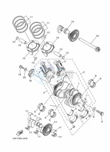 XT1200ZE XT1200ZE SUPER TENERE ABS (BP9C) drawing CRANKSHAFT & PISTON