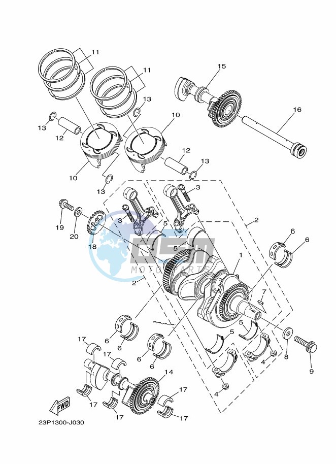 CRANKSHAFT & PISTON