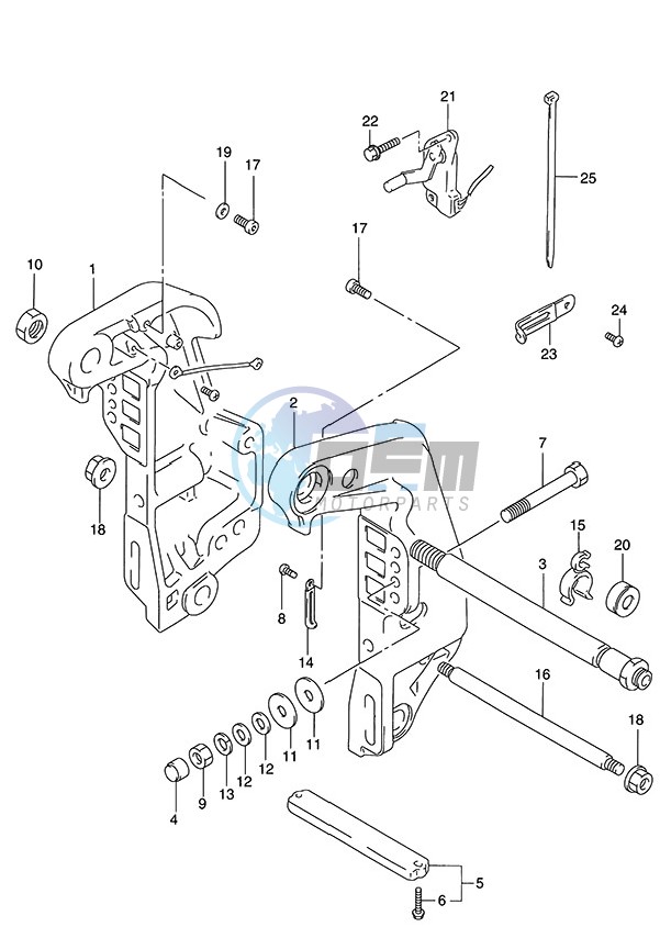 Clamp Bracket (1996 to 2001)