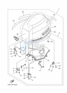 FL150AETL drawing FAIRING-UPPER