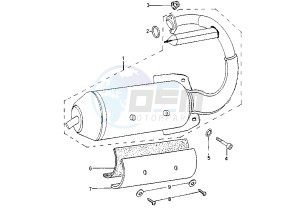 ELYSEO - 50 cc drawing EXHAUST