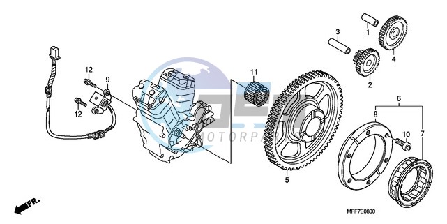 PULSE GENERATOR/ STARTING CLUTCH