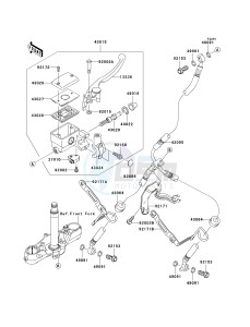 VN 2000 H [VULCAN 2000 CLASSIC] (8F-9F) H8F drawing FRONT MASTER CYLINDER