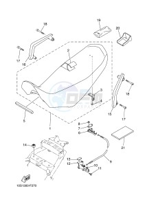 XT660R (5VKL 5VKL 5VKL 5VKL) drawing SEAT