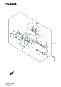 UH200 ABS BURGMAN EU drawing REAR CALIPER