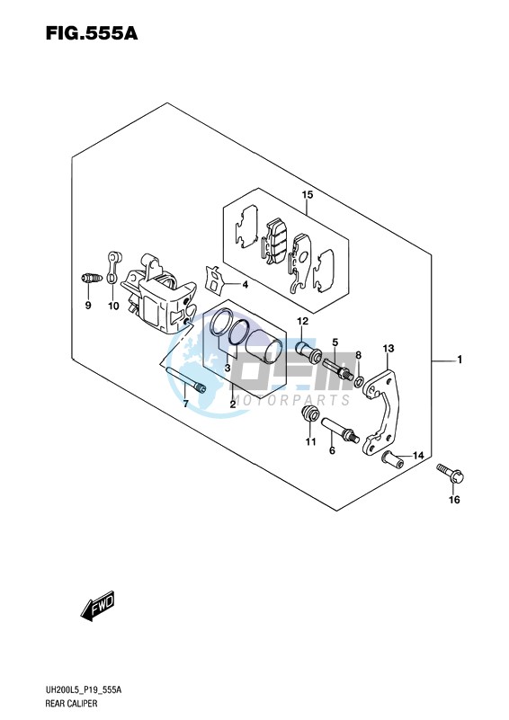 REAR CALIPER