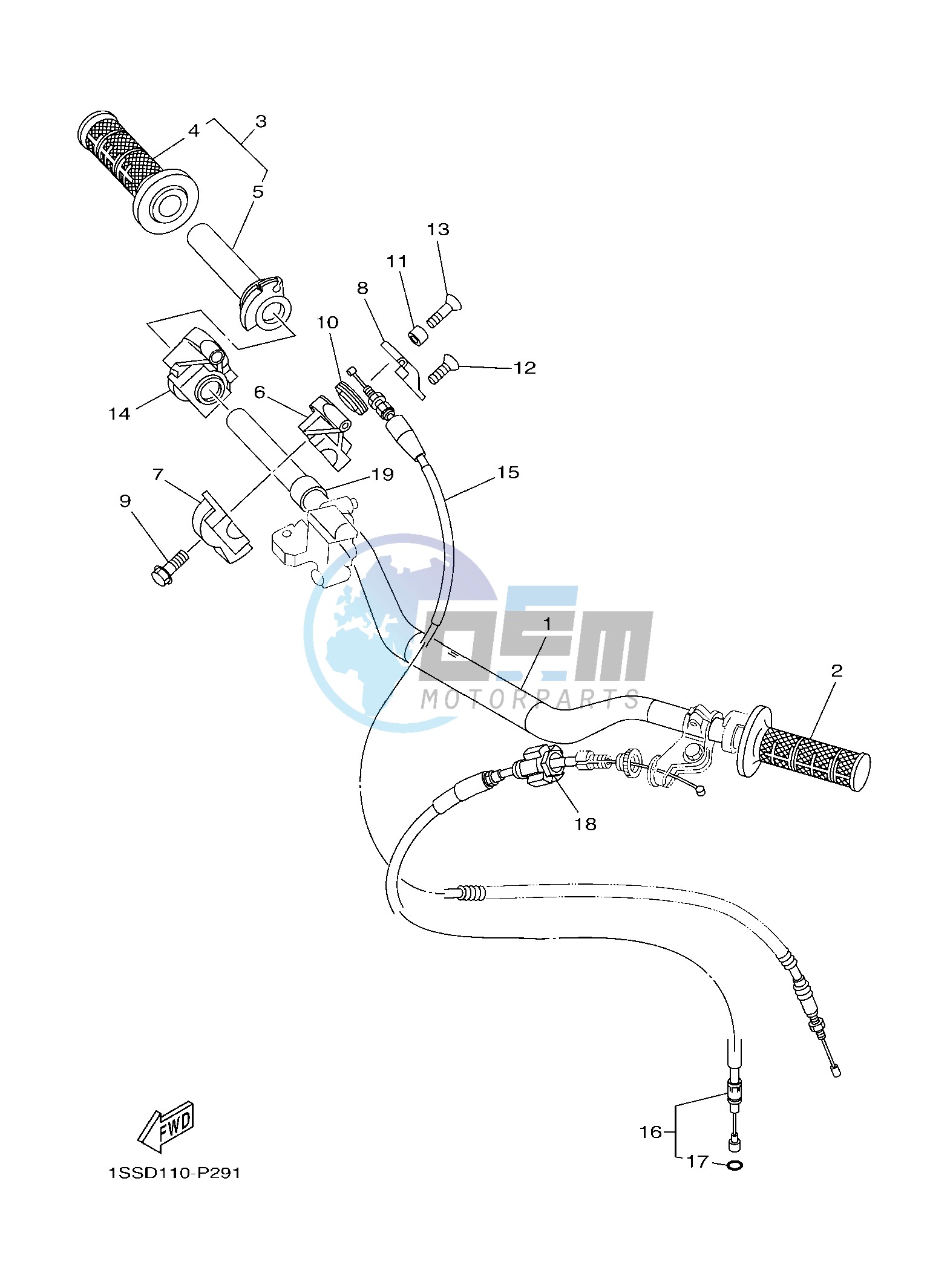 STEERING HANDLE & CABLE