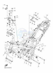 MT-03 MTN320-A (BEV6) drawing FRAME