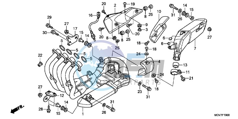 EXHAUST MUFFLER