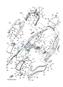 XP500A T-MAX 530 (59C9) drawing SIDE COVER