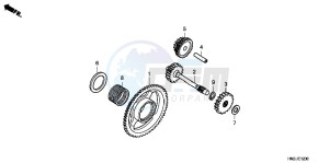 SH125DH UK - (E) drawing FLOOR STEP