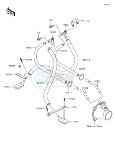 JET SKI STX-15F JT1500AJF EU drawing Bilge System