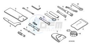 CB600F3A France - (F / CMF ST 25K) drawing TOOLS