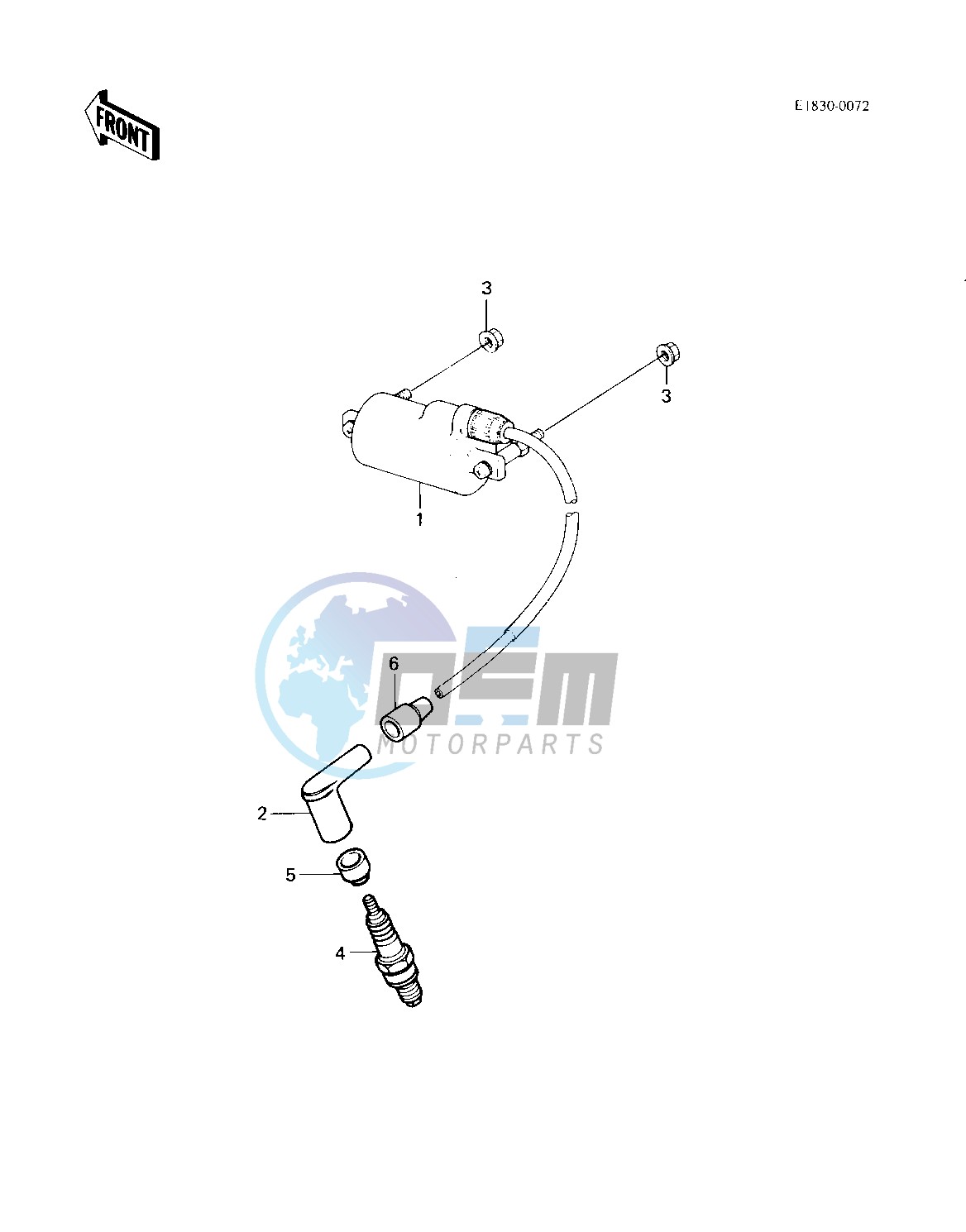 IGNITION COIL -- 83 KLT200-C1- -